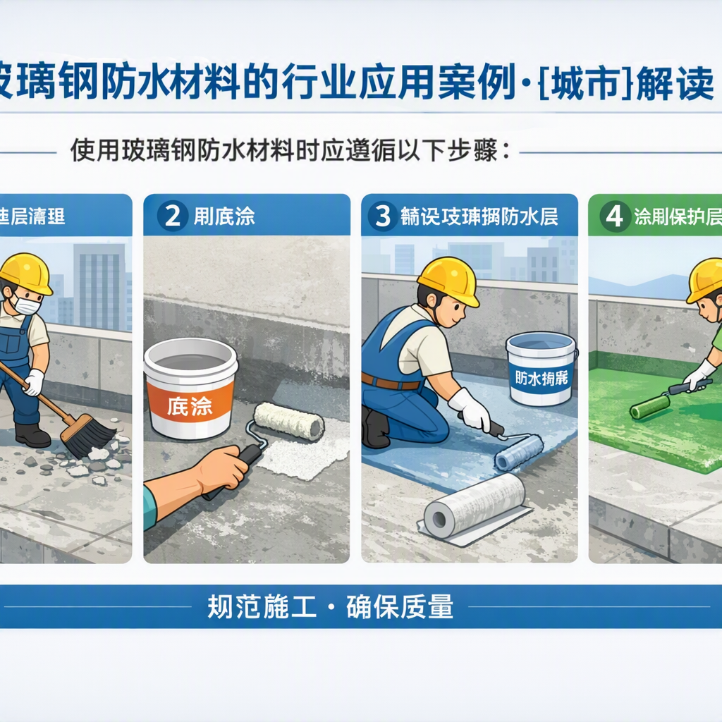 玻璃钢防水材料的行业应用案例，常德解读