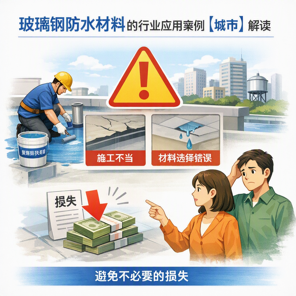 玻璃钢防水材料的行业应用案例，常德解读